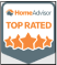 HomeAdvisor Top Rated Badge